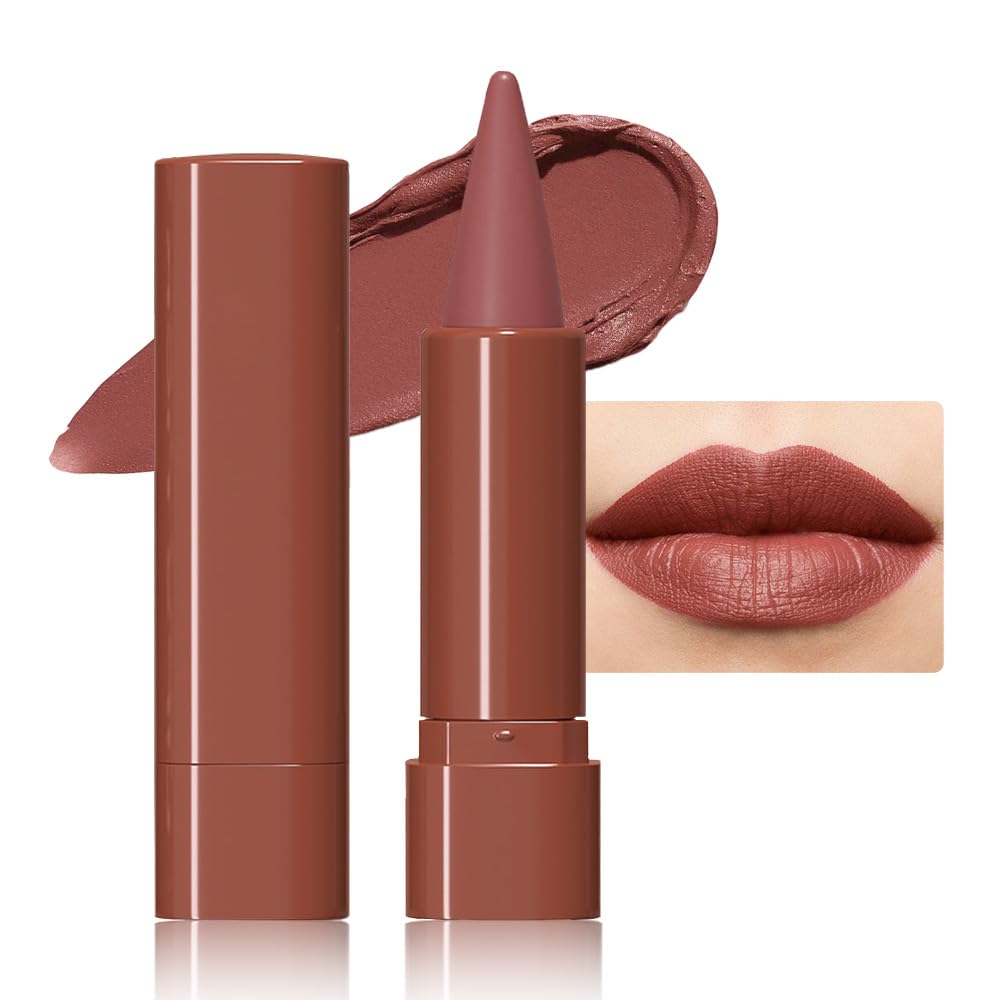 Cakaila Nude Lipstick & Lip Liner Set - Matte, Waterproof, Long Lasting, Gift For Women