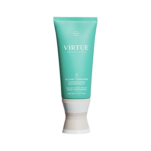 Virtue Recovery Conditioner With Keratin, Hydrates & Softens Damaged Hair, Sulfate Free, 6.7 Fl