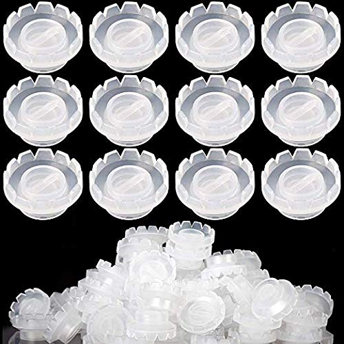 COOSKIN 100pcs Pigment eyelash glue holder eyelash supply holder for Eyelash Grafting,Quick Fan Blossom(without ring)