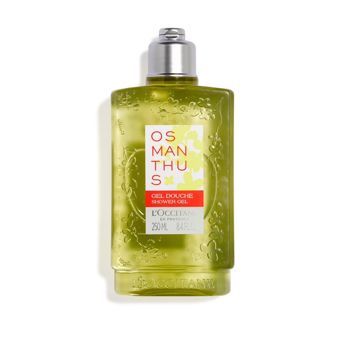 L'Occitane Osmanthus Shower Gel 1 Fl Oz - Vegan, Gently Cleanses, Apricot Fragrance