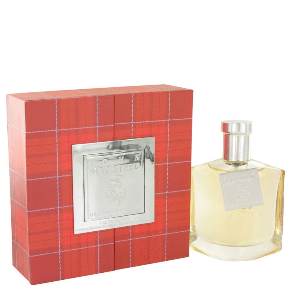 John Mac Steed Red Tartan Eau De Toilette Spray For Men, 3.3 Oz, 1 Count