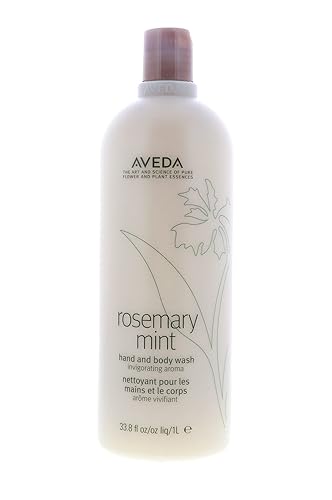 Aveda Rosemary Mint Hand/Body Wash, 33.8 Fl Oz - Refreshing Body Cleanser