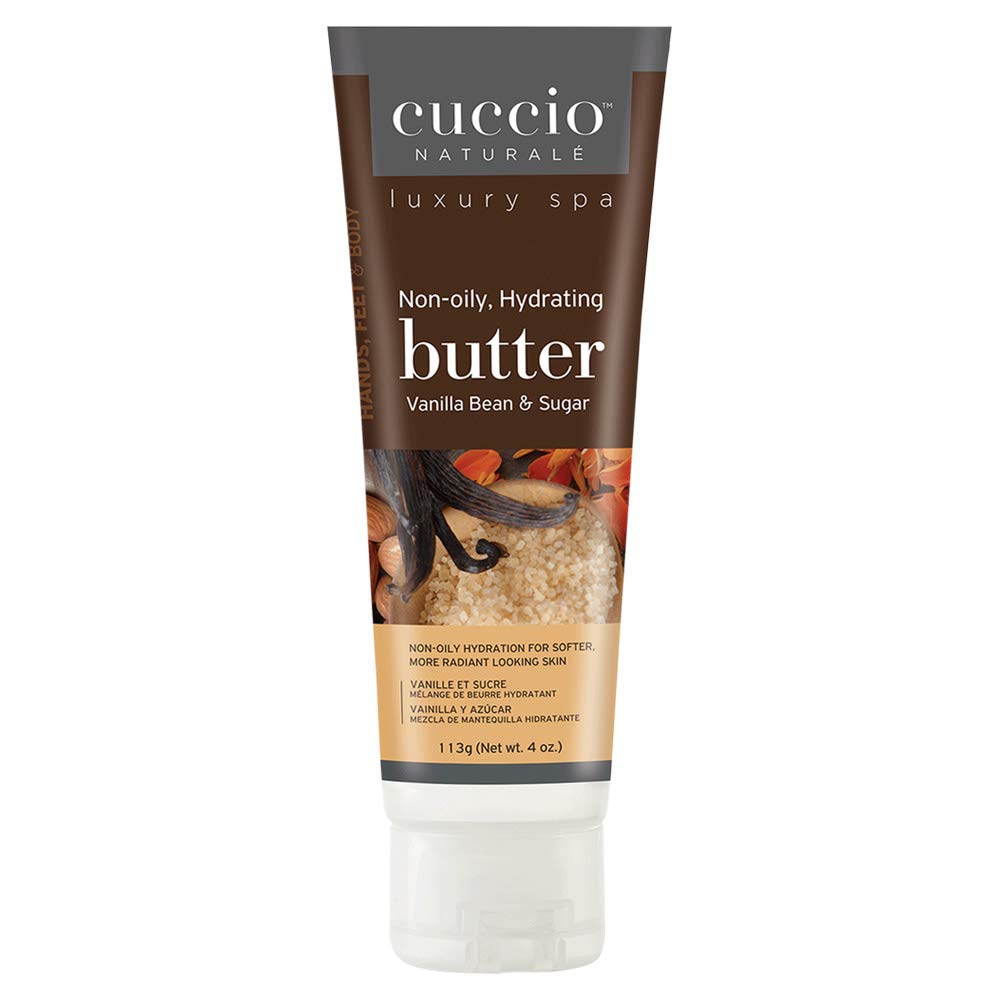 Cuccio Naturale Vanilla Bean & Sugar Body Cream - Ultra-Moisturizing 4 Oz For Dry Skin