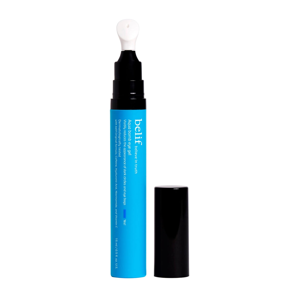 Belif Aqua Bomb Cooling Eye Gel With Caffeine & Hyaluronic Acid For Puffiness & Dark Circles