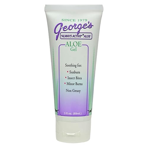 George'S Aloe Vera Gel - 3 Fl Oz Moisturizing Skin Care For Hydration And Healing