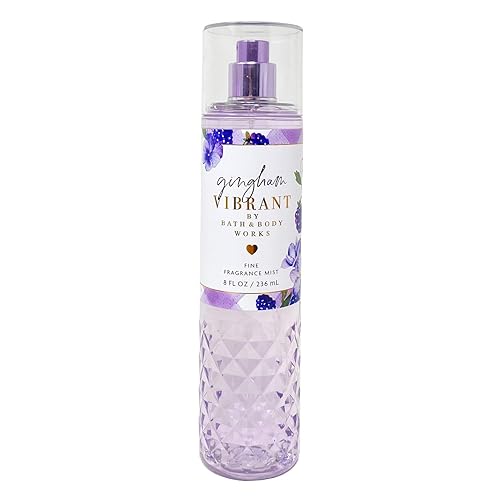 Bath & Body Works Gingham Vibrant Fine Fragrance Body Spray Mist, 8 Fl Oz