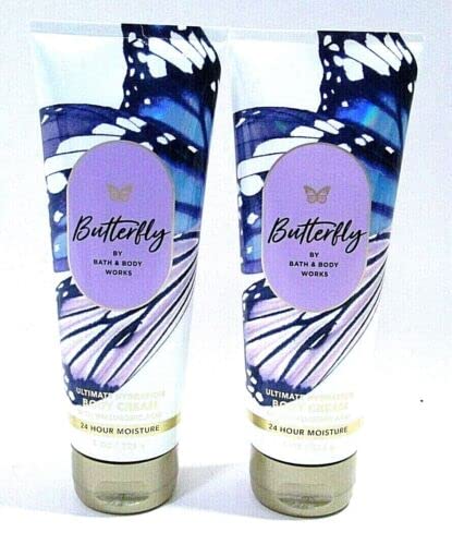 Bath & Body Works Butterfly Body Cream Gift Set, 2 Pack, 8 Oz - Ultimate Hydration For Women