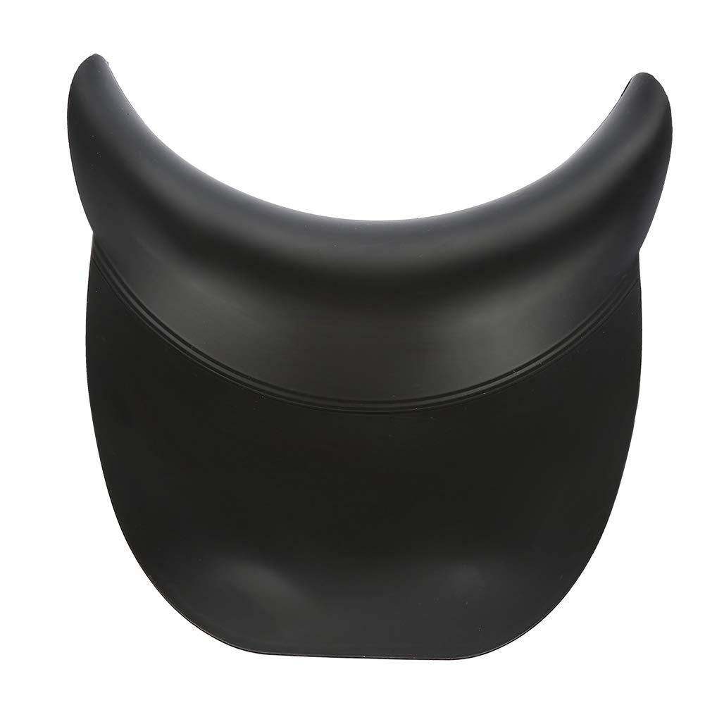 Dewin Black Silicone Neck Rest Cushion For Hair Washing - Spa & Salon Shampoo Bowl Gripper