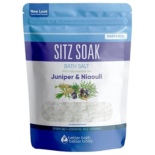 Better Bath Better Body Sitz Bath Soak 2-Lbs Epsom Salt With Essential Oils, Hemorrhoid Relief