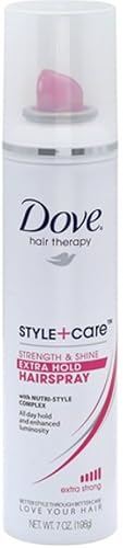 Dove Hairspray, Style + Care, Extra Hold, Strength & Shine, 7 Oz, Pack Of 5