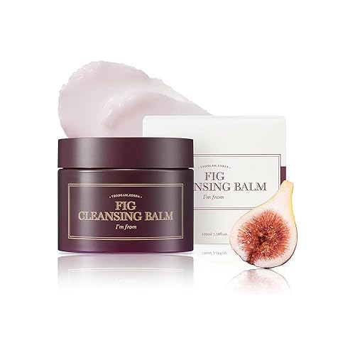 I'M From Fig Cleansing Balm 100Ml - Vegan Makeup Remover With Peptides & Amino Acids