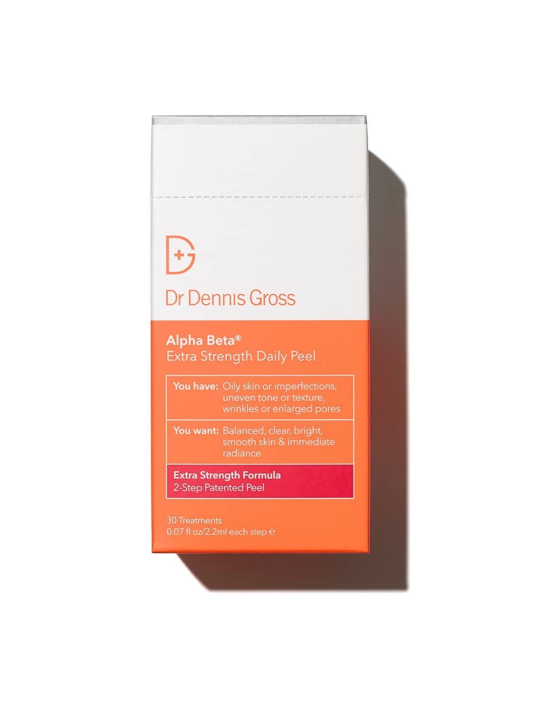 Dr. Dennis Gross Alpha Beta Extra Strength Daily Peel For Oily Skin & Uneven Tone, 30 Treatments