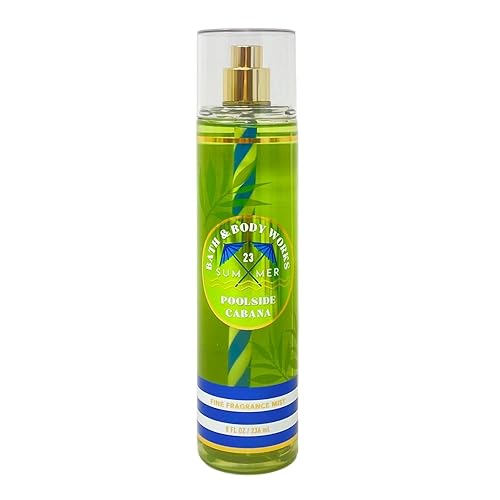 Bath & Body Works Fine Fragrance Body Spray Mist 8 Fl Oz - Poolside Cabana Scent