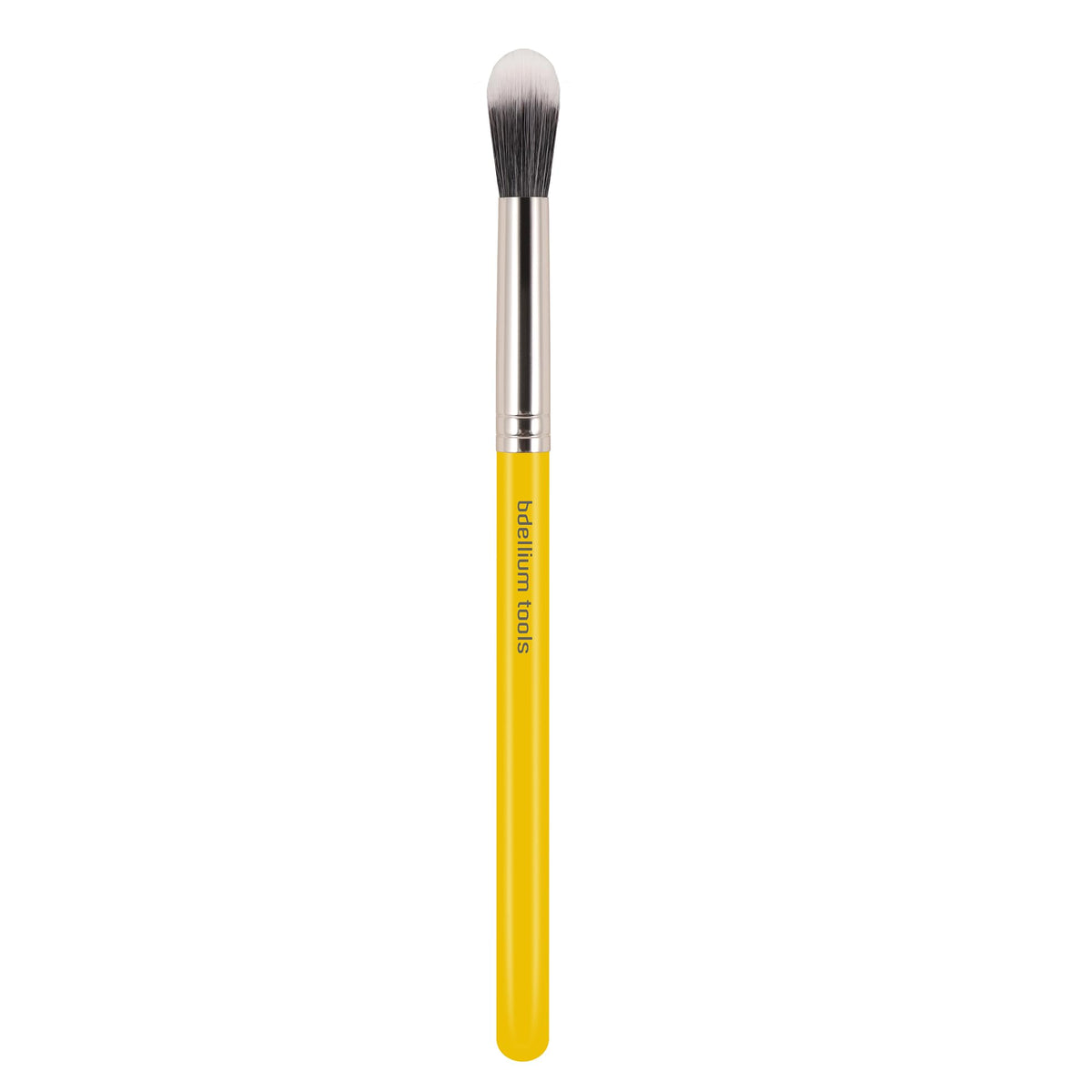 Bdellium Tools Duo Fiber Large Tapered Blending Brush - Soft Synthetic Fibers, Yellow