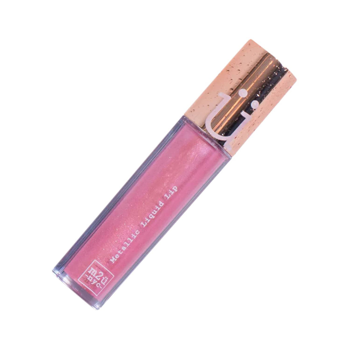 M2U Nyc Metallic Liquid Lipstick - Long Lasting Baby Pink Ink For Women, 0.21 Fl Oz