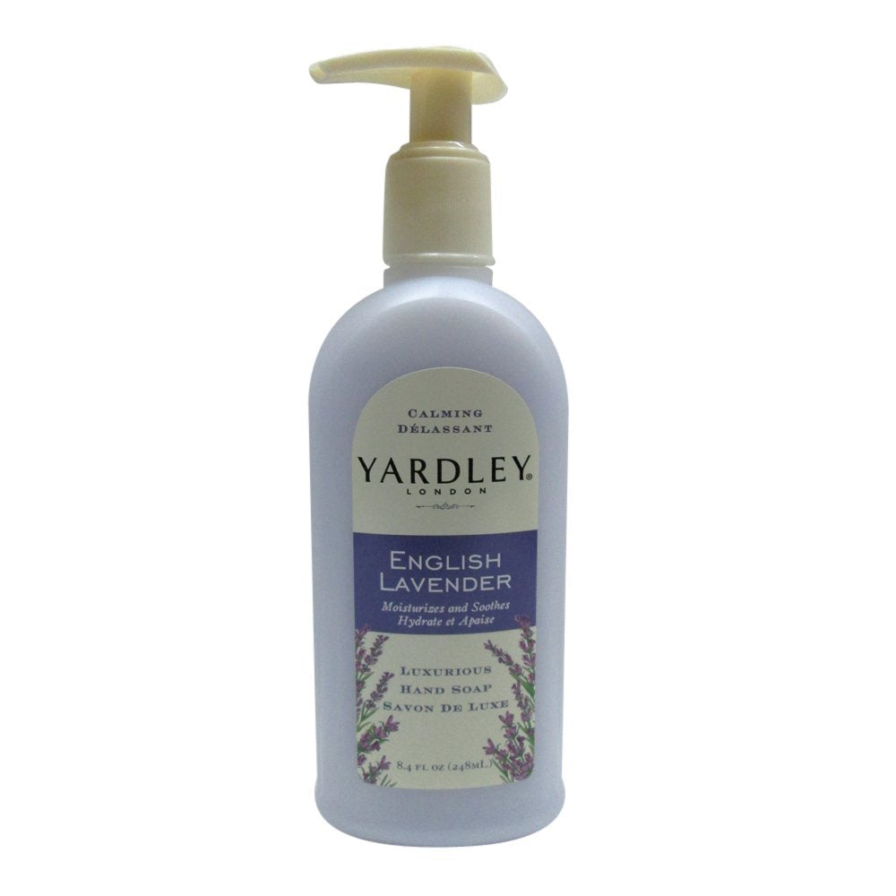 Yardley London English Lavender Hand Soap - 8.4 Oz Moisturizing Liquid Soap