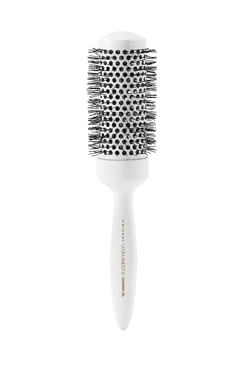 Cricket Ultra Smooth Coconut 175    Thermal Ceramic Barrel Hair Brush AntiStatic HeatResistant Hairbrush for Blow Drying  Cur