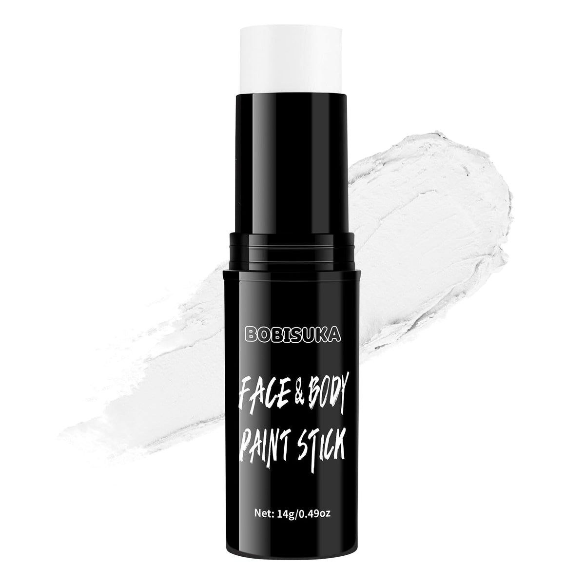 Bobisuka White Face Paint Stick - Quick Drying Makeup For Football, Halloween, Cosplay, Sfx