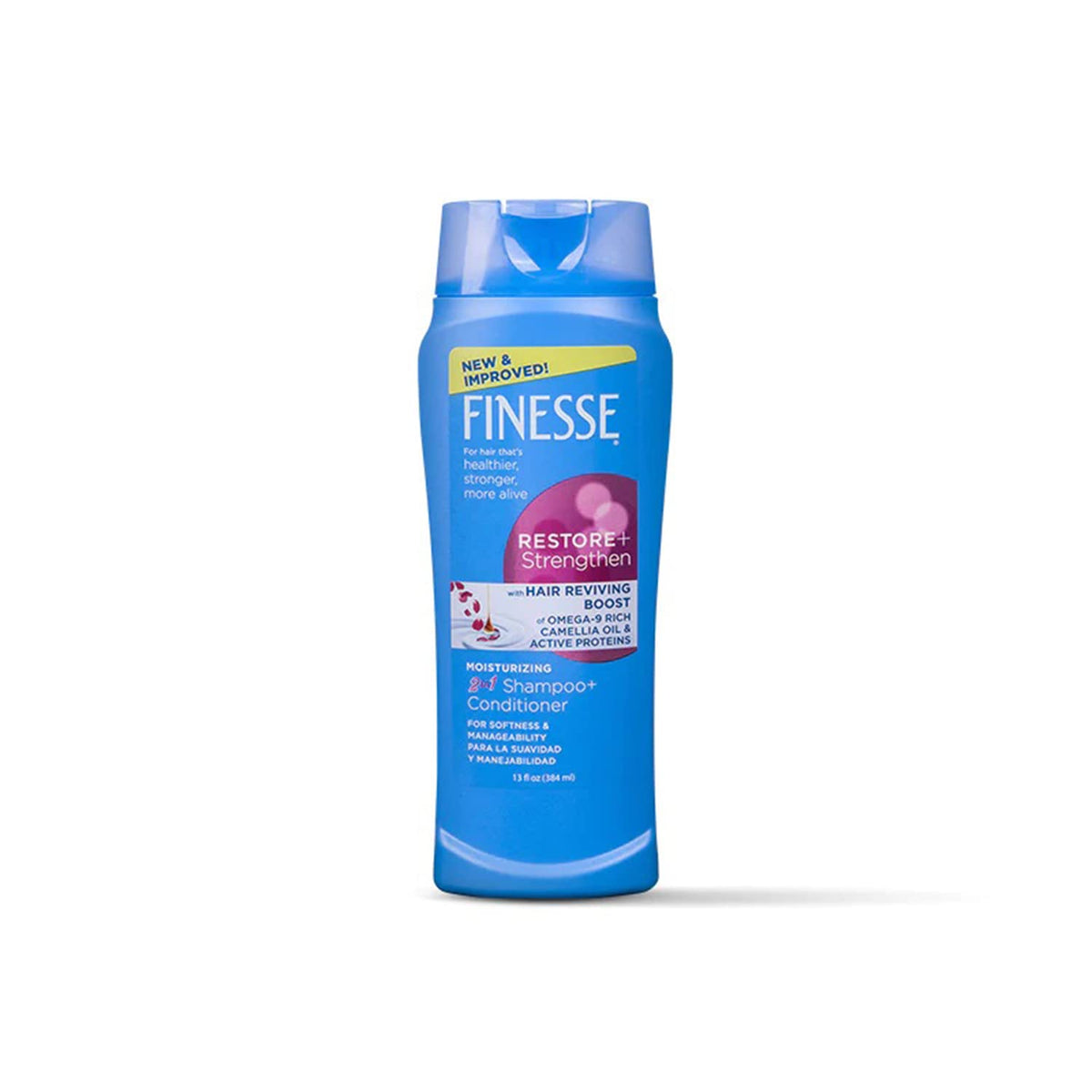 Finesse Moisturizing Shampoo, 13 Oz - Hydrating Formula For Soft, Healthy Hair