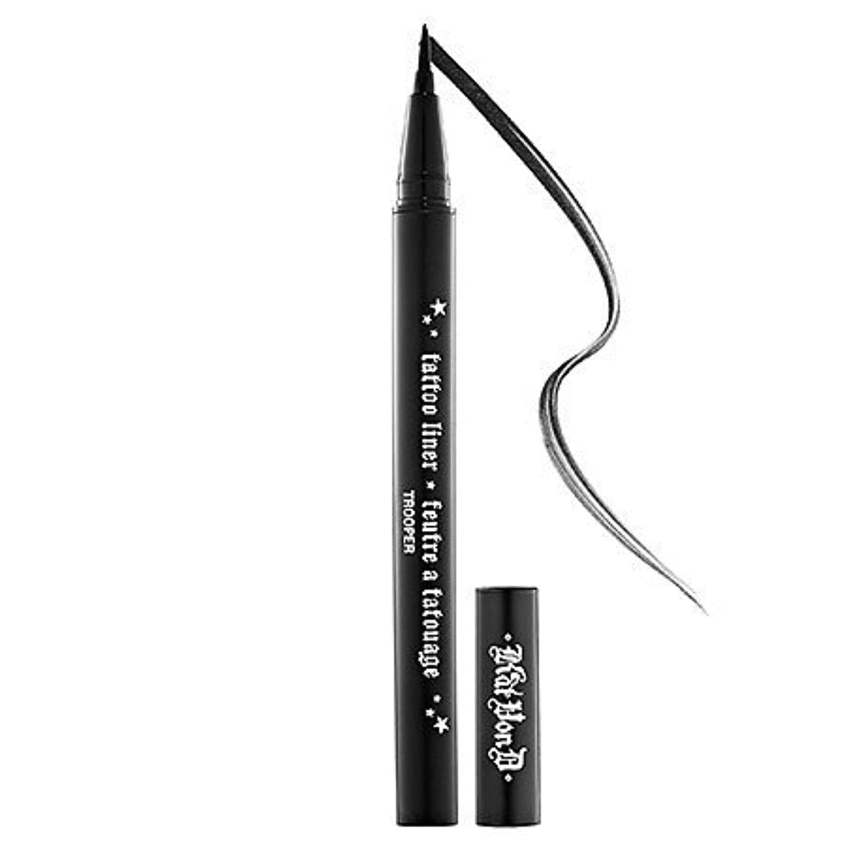 Kat Von D Tattoo Liner Mini - Black Waterproof Eyeliner, 0.007 Oz, Perfect For Precision Application