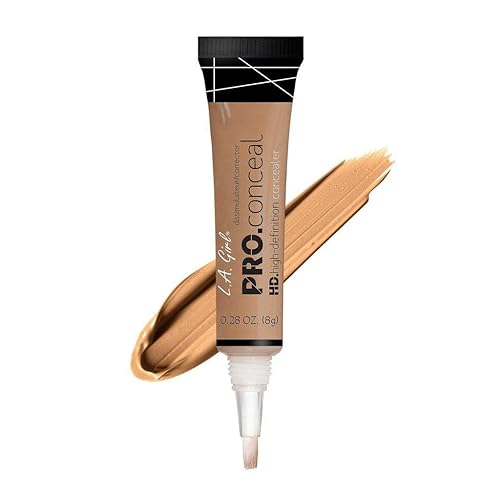 L.A. Girl Pro Hd Concealer Gc 984 Toffee - Beige, 0.28 Oz, Full Coverage, Long-Last