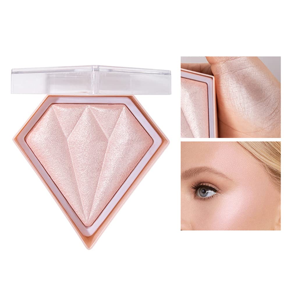 Akary Face Glitter Blush Pink Shimmer Highlighter 0.28Oz - Fairy Powder Makeup