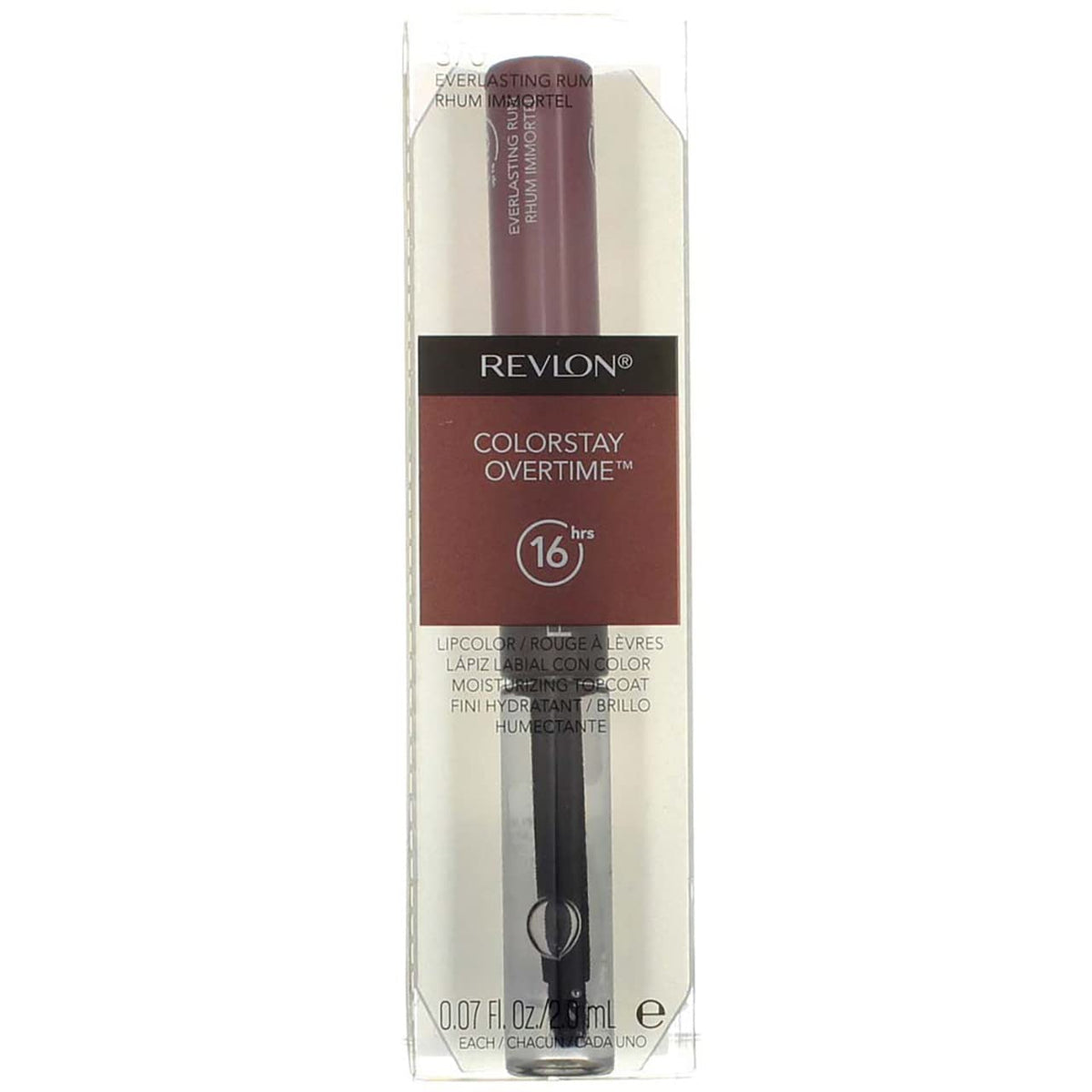 Revlon Colorstay Overtime Lipcolor, 280 Everlasting Rum, 0.07 Fl Oz - Long-Lasting Lipstick