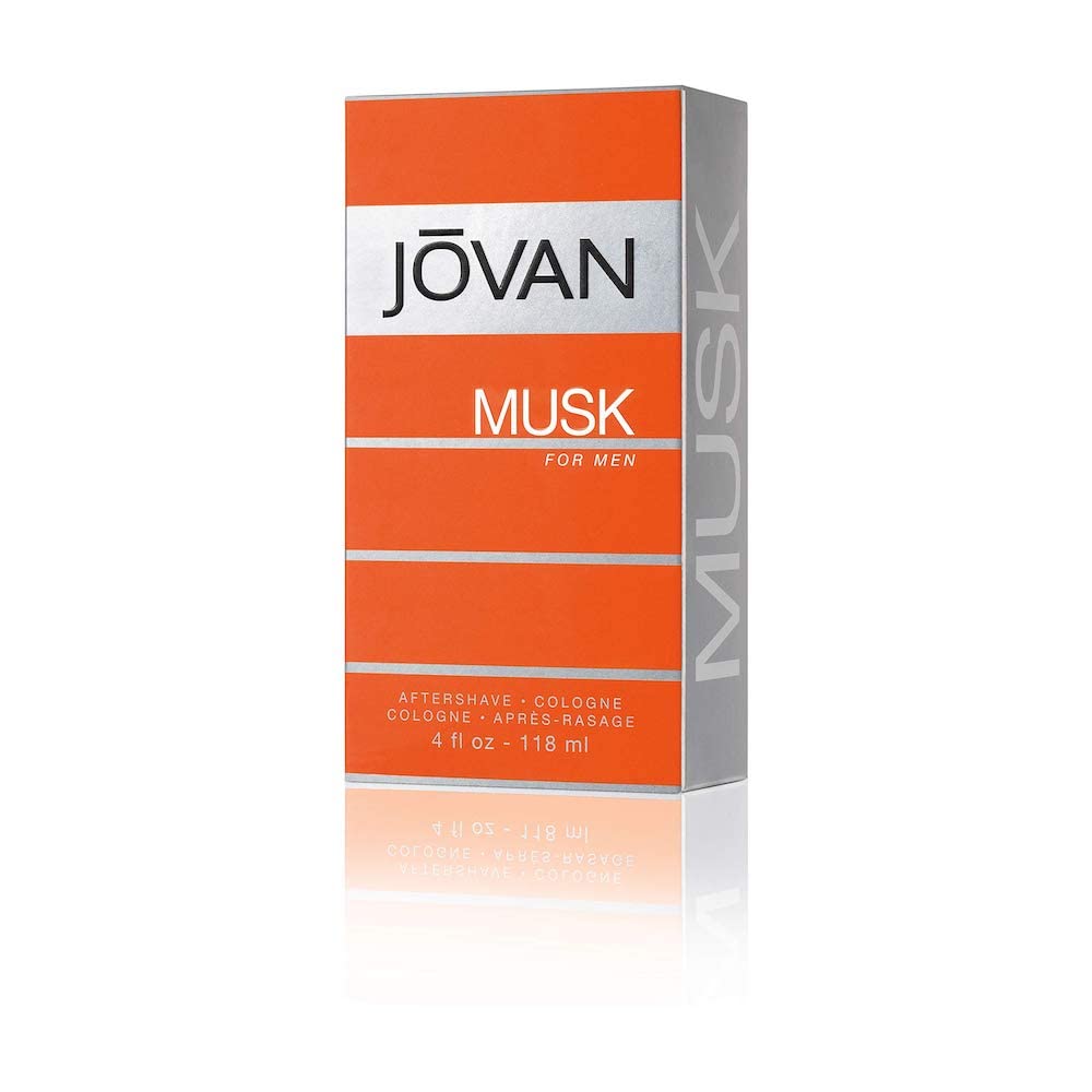 Jovan Musk for Men Aftershave 4 fl oz - Long Lasting Fragrance with Notes of Carnation, Lavender, and Amber - Everyday Use