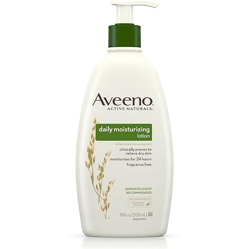 Aveeno Daily Moisturizing Lotion, 18 Fl. Oz - Hydrating Body Lotion (Pack Of 3)