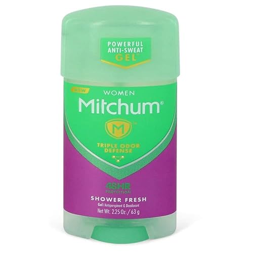 Mitchum Women'S Gel Deodorant Shower Fresh 2.25Oz - 3 Pack, Long-Lasting Protection