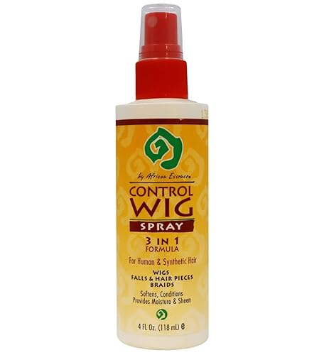 African Essence Control Wig Spray 4 Oz - Hair Care For Wigs And Extensions