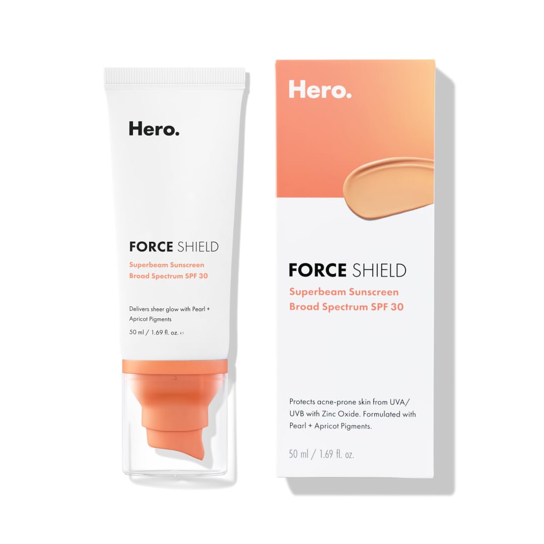 Hero Cosmetics Superlight Apricot Sunscreen Spf 30 - Mineral, Fragrance-Free, 50 Ml