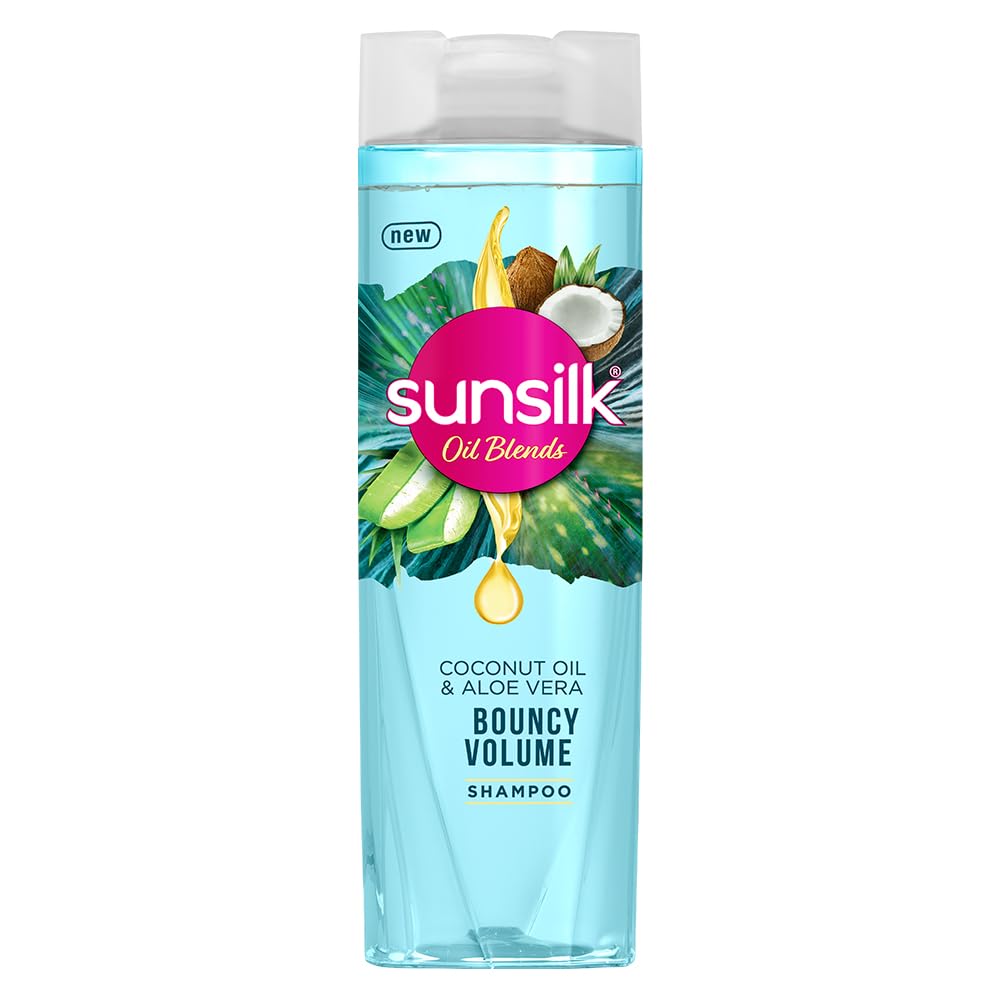 Sunsilk Coconut Water & Aloe Vera Volume Shampoo, 195 Ml - Hydrating & Nourishing Formula