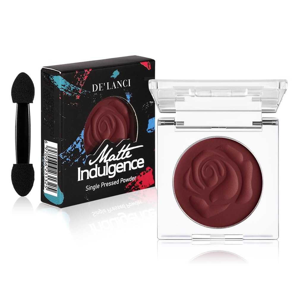 Ecofavor Burgundy Eyeshadow Palette - Elegant Matte Red Shades, High-Pigment, Waterproof 30Oz