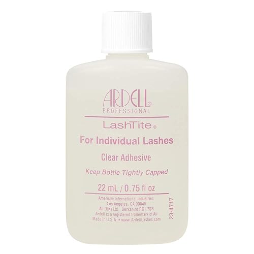 Ardell Lashtite Waterproof Lash Adhesive, Clear, Long-Lasting Eyelash Glue For Individual Lashes