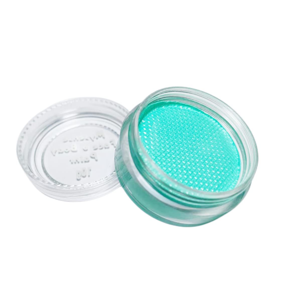 Mysense Uv Blacklight Face Paint - Neon Water Activated Makeup For Halloween & Cosplay, Bright Teal