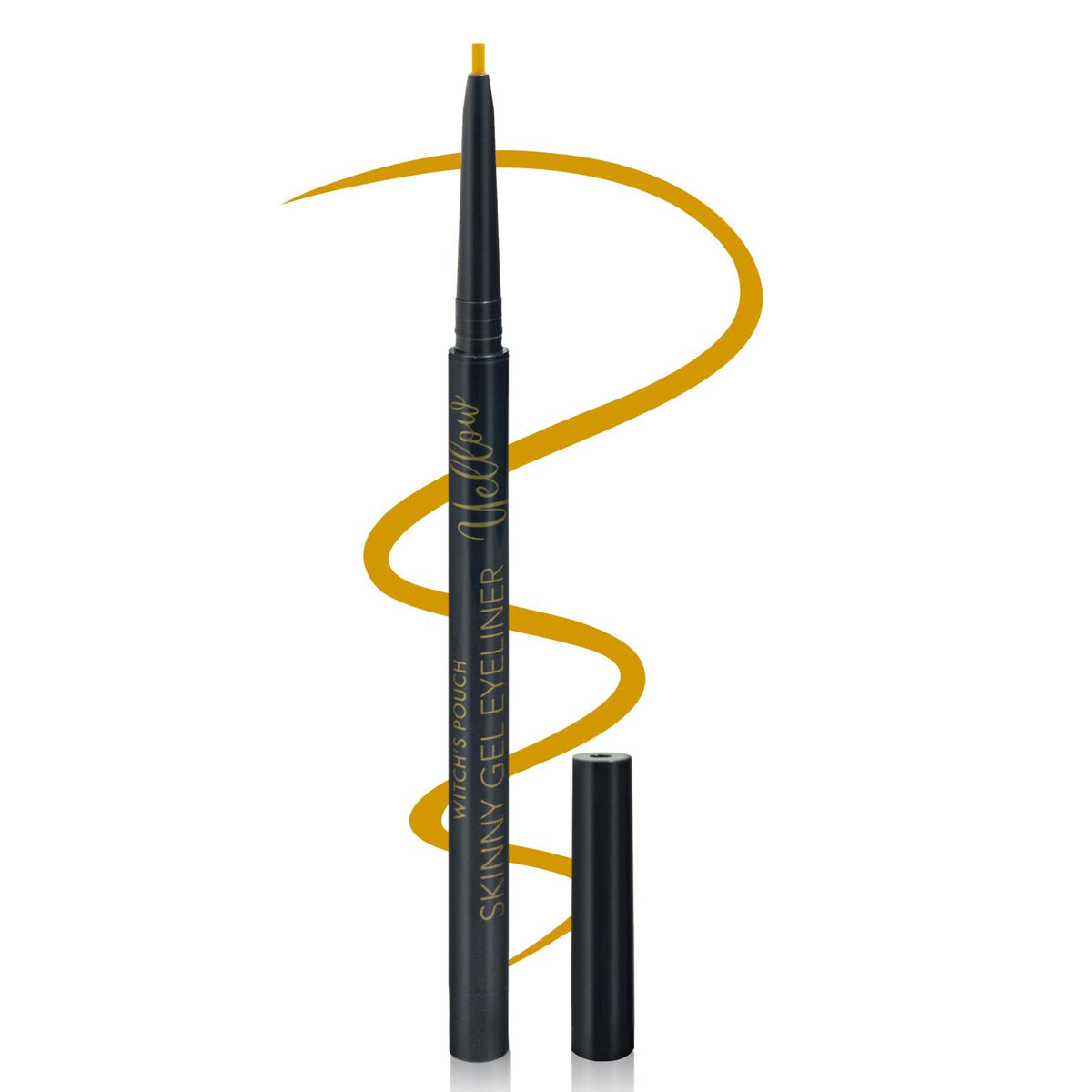 Witch'S Pouch Waterproof Gel Eyeliner Pencil - Long-Lasting, Smudge-Proof, 07 Yellow