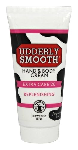 Udderly Smooth Hand & Body Cream, 20% Urea, 2Oz, Replenishing, Pack Of 3