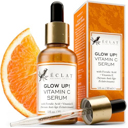 Eclat Skincare Vitamin C Face Serum - Dark Spot Remover, Anti-Aging, 1 Fl Oz