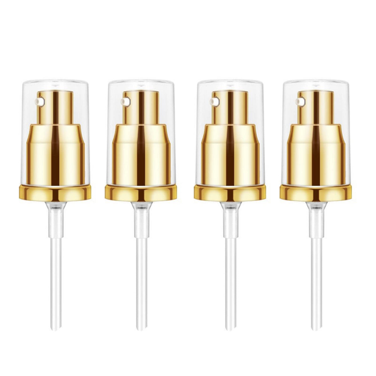 Uaiagm 4-Pack Gold Foundation Pump For Easy Application - Fit Me & Double Wear Compatible