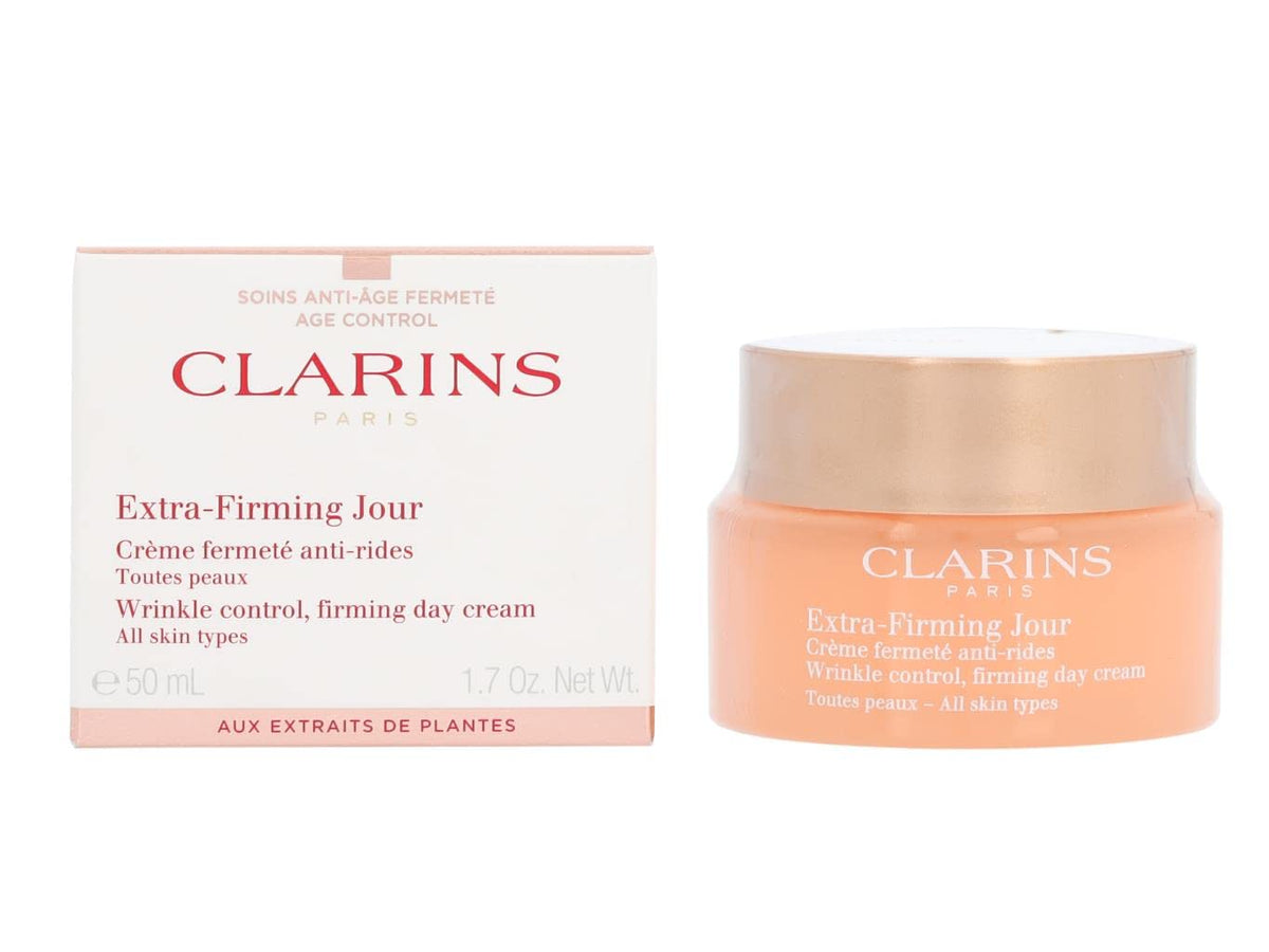 Clarins Extra Firming Day Cream, Wrinkle Lifting, 1.7 Oz, All Skin Types