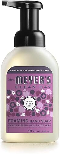 Mrs. Meyer'S Clean Day Foaming Hand Soap, Plum Berry, 10 Fl Oz - Plastic Bottle