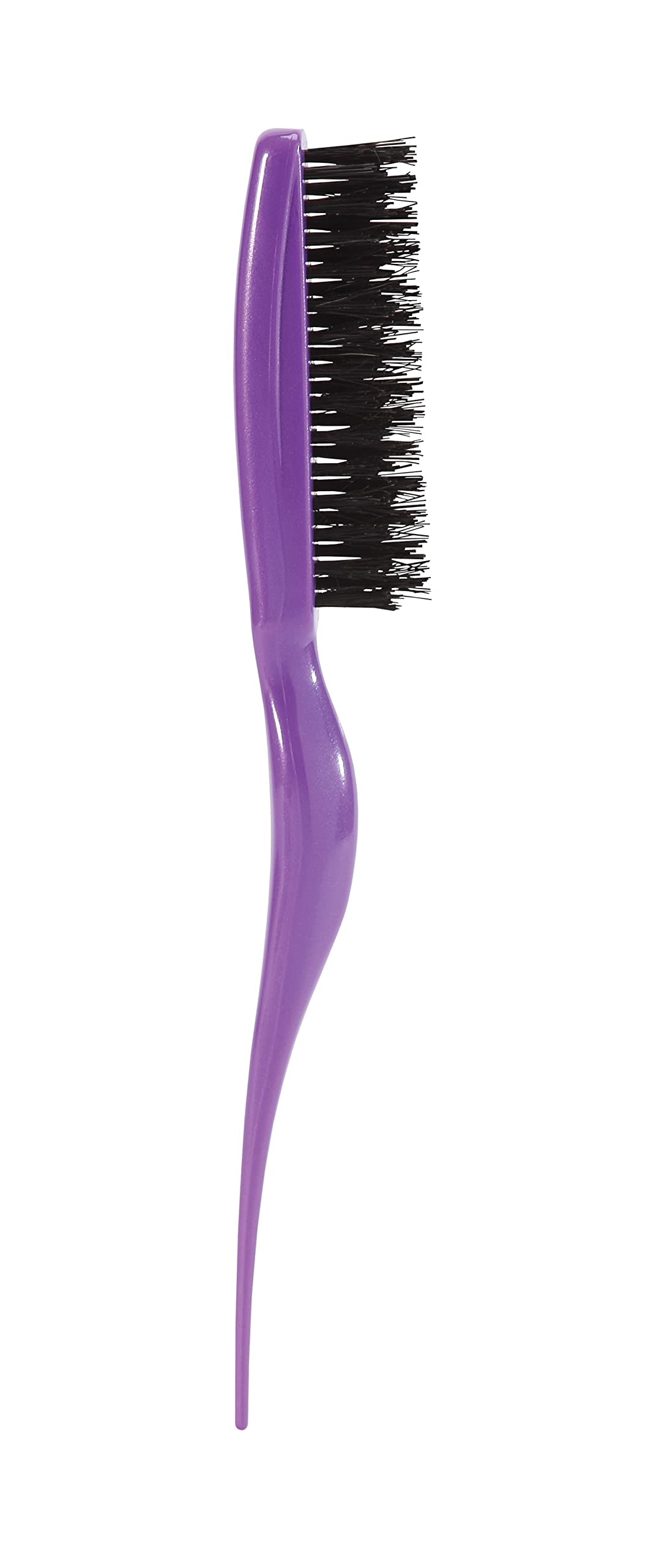 Cricket Amped Up Teasing Hair Brush for Volume  Backcombing  Lifting  Styling  And Sectioning Hair  Purple