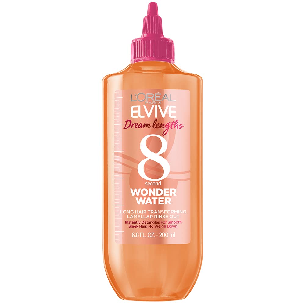 L’Oréal Paris Elvive Dream Lengths 8 Second Wonder Water, 6.8 Fl Oz Detangling Rinse