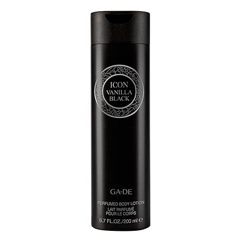 Ga-De Icon Vanilla Black Body Lotion, 6.7 Oz - Nourishing Shea Butter & Vitamin E, Soothes Skin