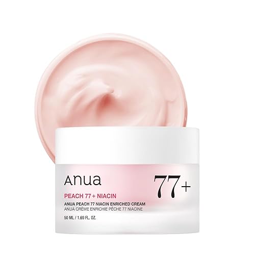 Anua Peach Niacinamide Cream - Hydrating Face Moisturizer For Dry Skin, 50Ml, Korean Skincare