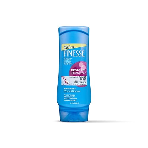 Finesse Restore + Strengthen Moisturizing Conditioner, 13 Fl Oz - Nourishing Hair Care