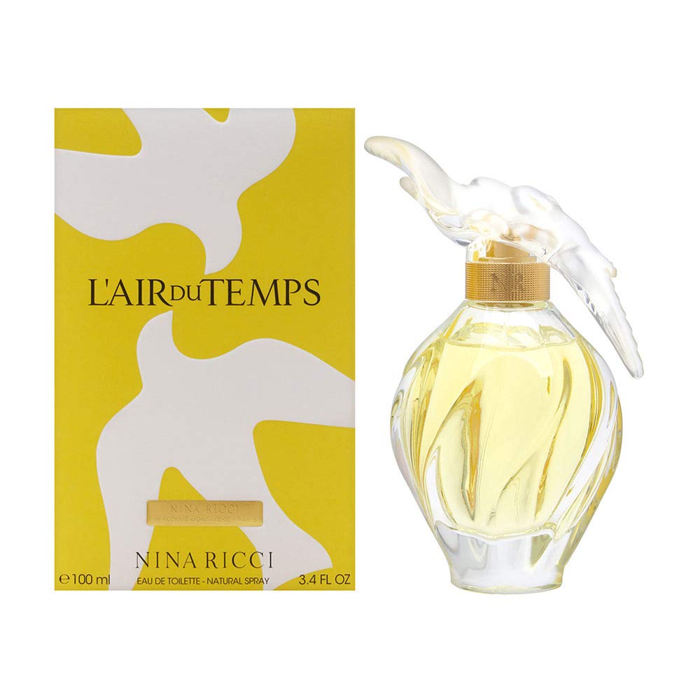 L'Air Du Temps By Nina Ricci 3.3 Oz Eau De Toilette Spray - Classic Floral Fragrance