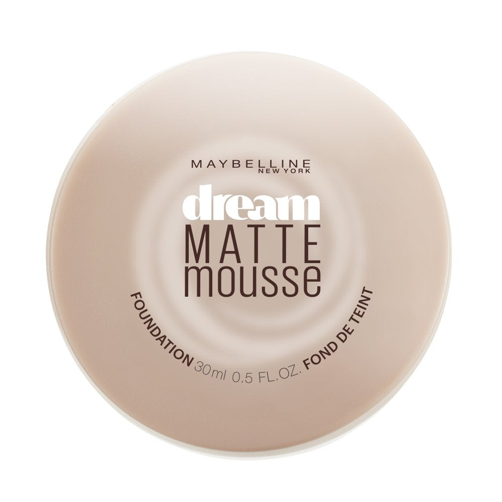 Maybelline Dream Matte Mousse Foundation, Medium Beige, 0.64 Oz - Flawless Finish