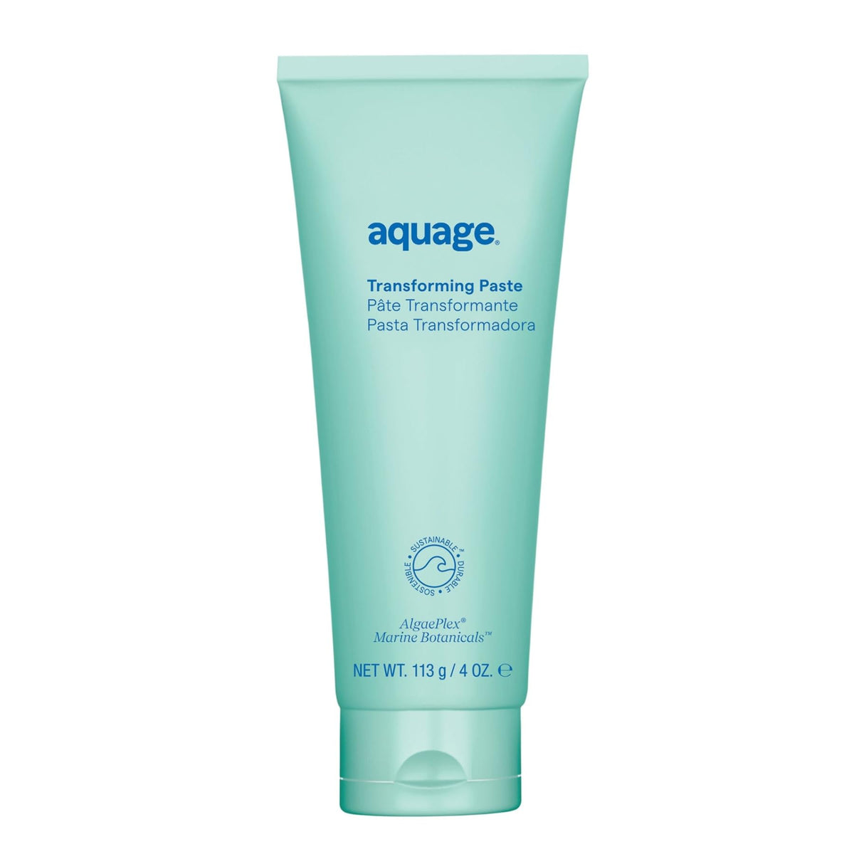 Aquage Transforming Paste - Ultra-Firm Hold Texturizer, Non-Greasy, 4 Oz.